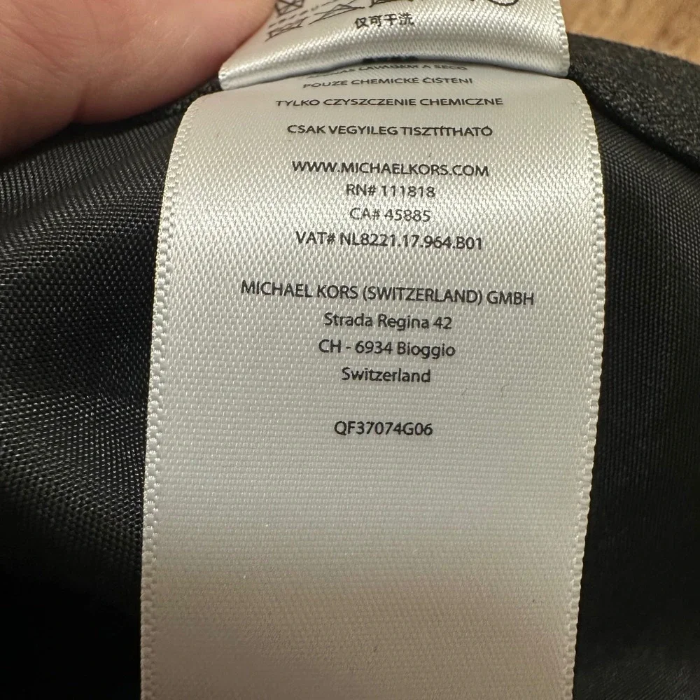 MICHAEL KORS | NWT Women's Charcoal Gray Side Slit Short Pencil Skirt,‎ Size 12